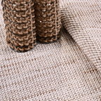 SHARED | Promenade Blush Beige Solid Textured Modern Machine Woven Li photo 2