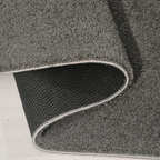 SHARED | Tempest Grey Solid Modern Machine Woven Soft Pile Living Roo photo 2