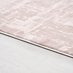 SHARED | Cupola Blush Pink Cream Abstract Modern Machine Woven Living photo 2