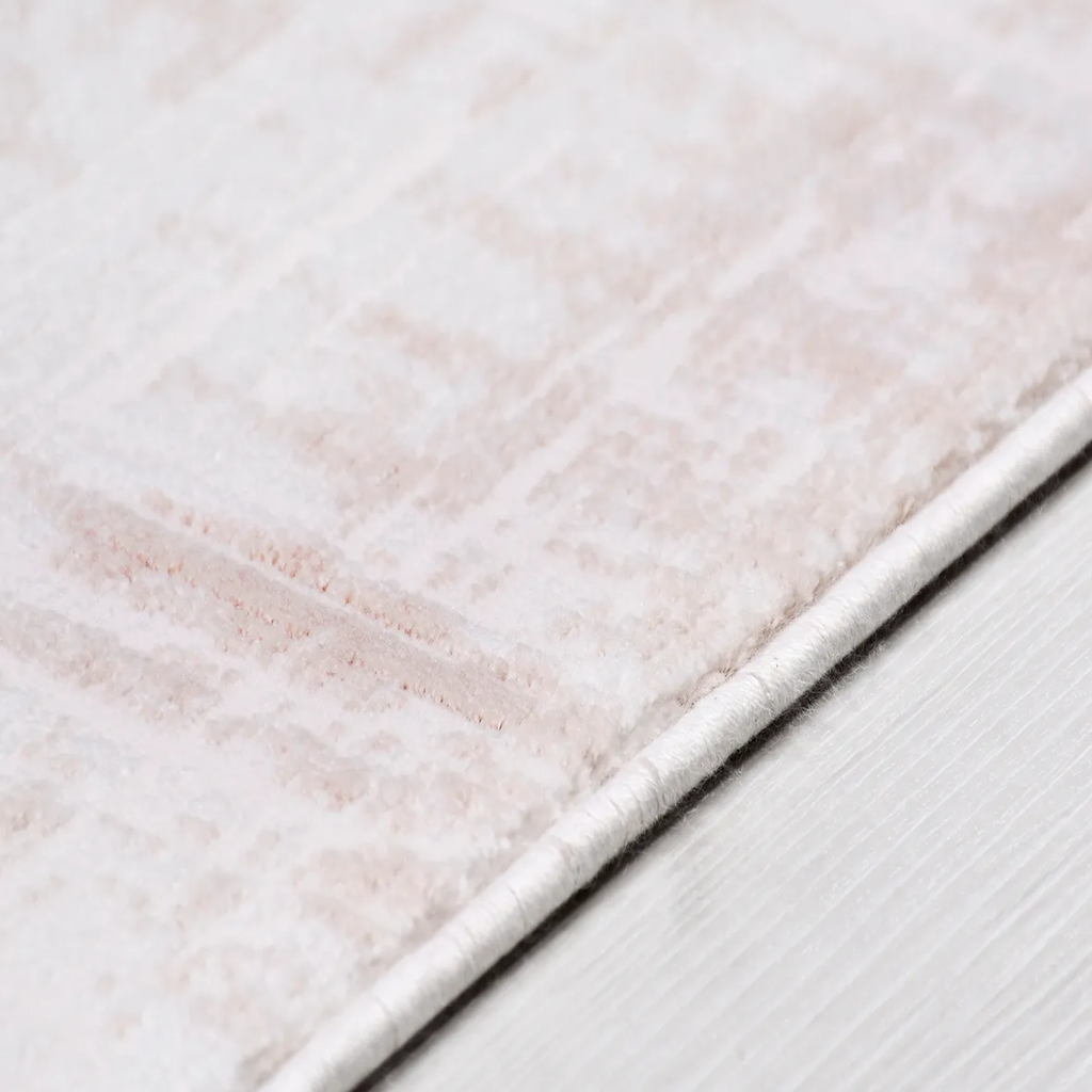 SHARED | Myra Cream Blush Pink Abstract Modern Machine Woven Living R photo 2