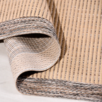 SHARED | Speedwell Beige Brown Striped Modern Machine Woven Living Ro photo 2