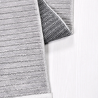 SHARED | Oakford Grey Silver Striped Modern Machine Woven Living Room photo 2