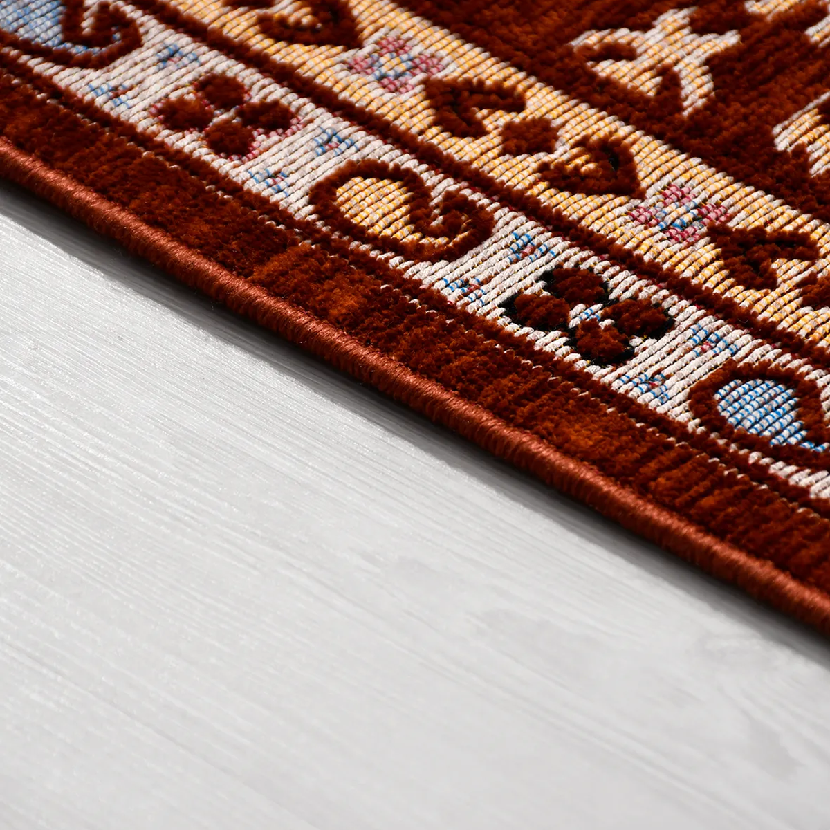 SHARED | Firelight Rust Red Persian Style Traditional Machine Woven L photo 2