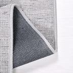 SHARED | Medlar Light Grey Solid Modern Machine Woven Fringe Living R photo 2