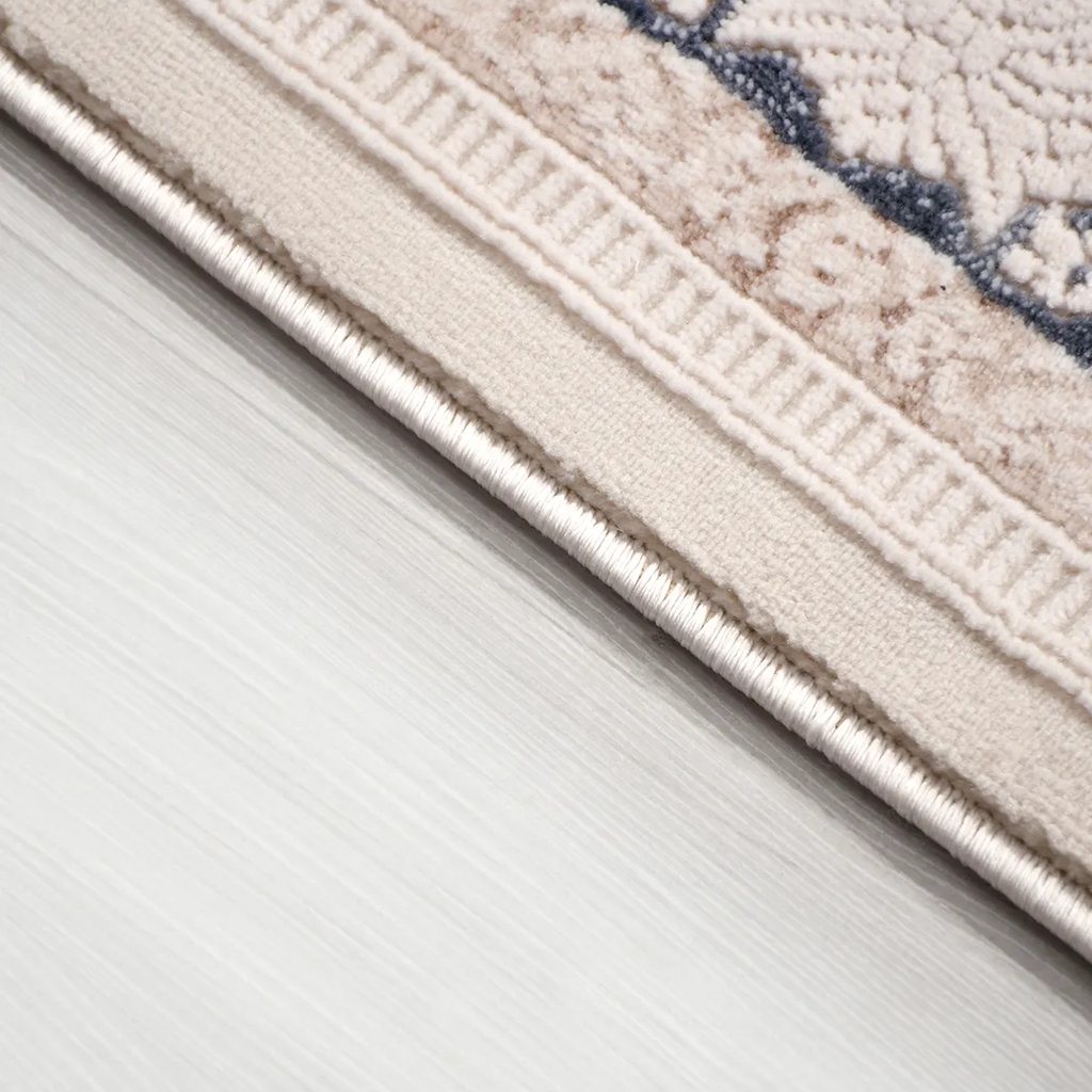 SHARED | Cinnabar Cream Navy Persian Style Traditional Machine Woven  photo 2