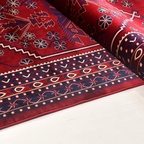 SHARED | Sunstone Persian Style Traditional Medallion Red Navy Cream  photo 2