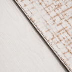 SHARED | Ford Cream Rust Abstract Modern Machine Woven Living Room Be photo 2