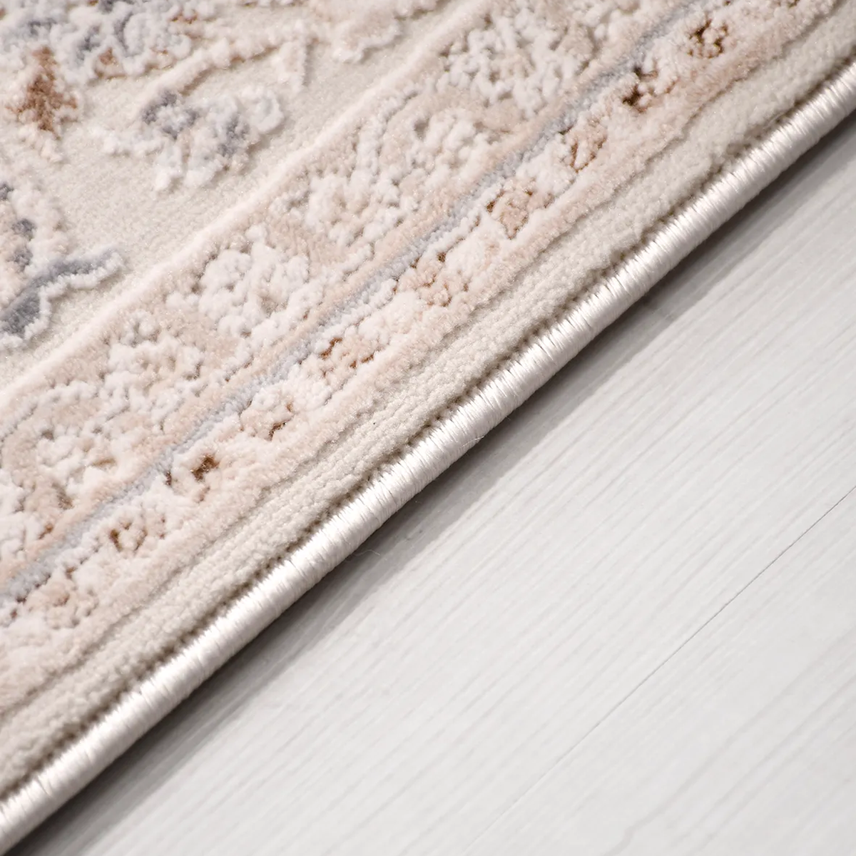 SHARED | Corundum Cream Beige Persian Style Traditional Machine Woven photo 2