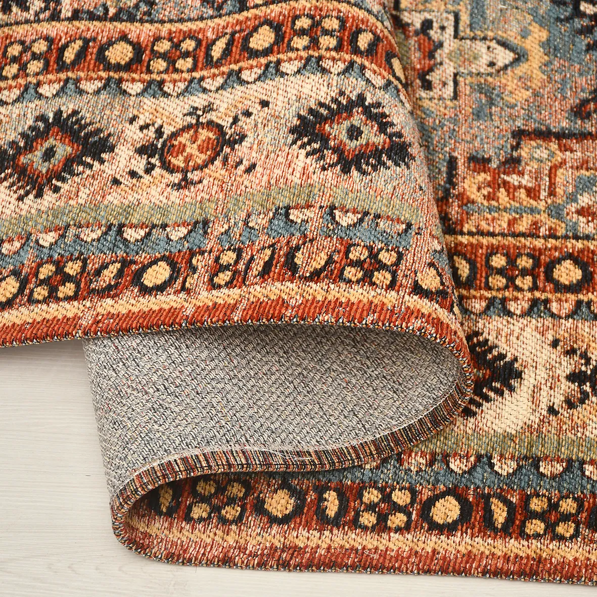 SHARED | Borealis Persian Style Traditional Machine Woven Terracotta  photo 2