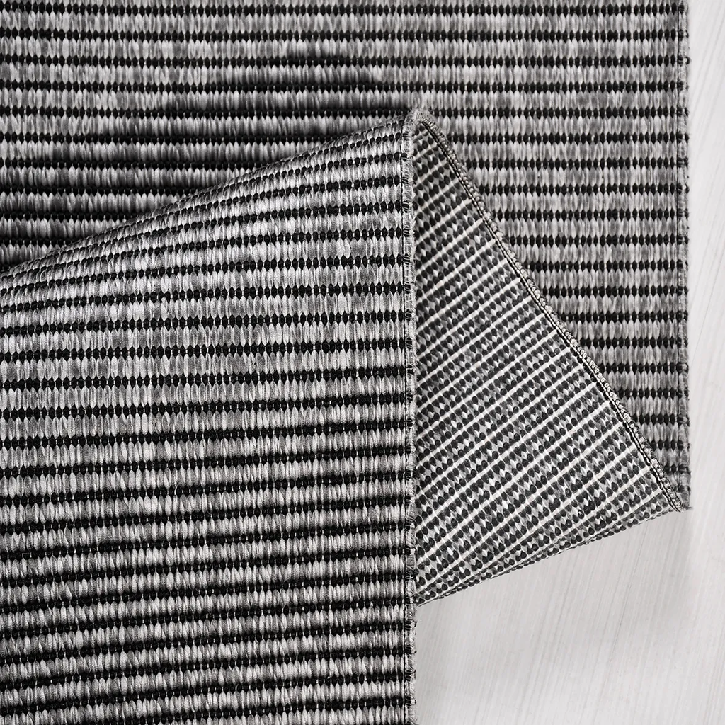 SHARED | Labradorite Grey Solid Modern Machine Woven Living Room Bedr photo 2
