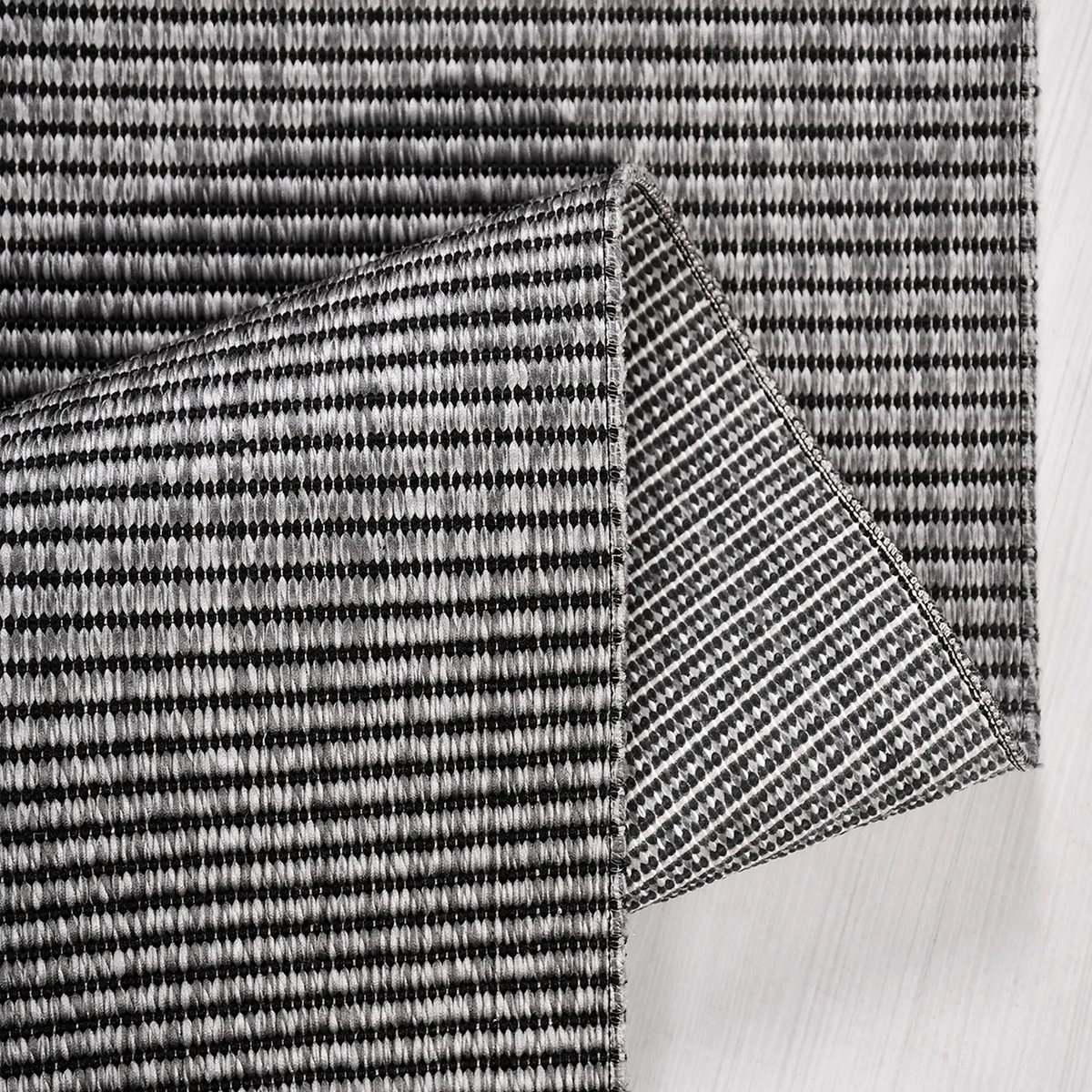 SHARED | Labradorite Grey Solid Modern Machine Woven Living Room Bedr photo 2