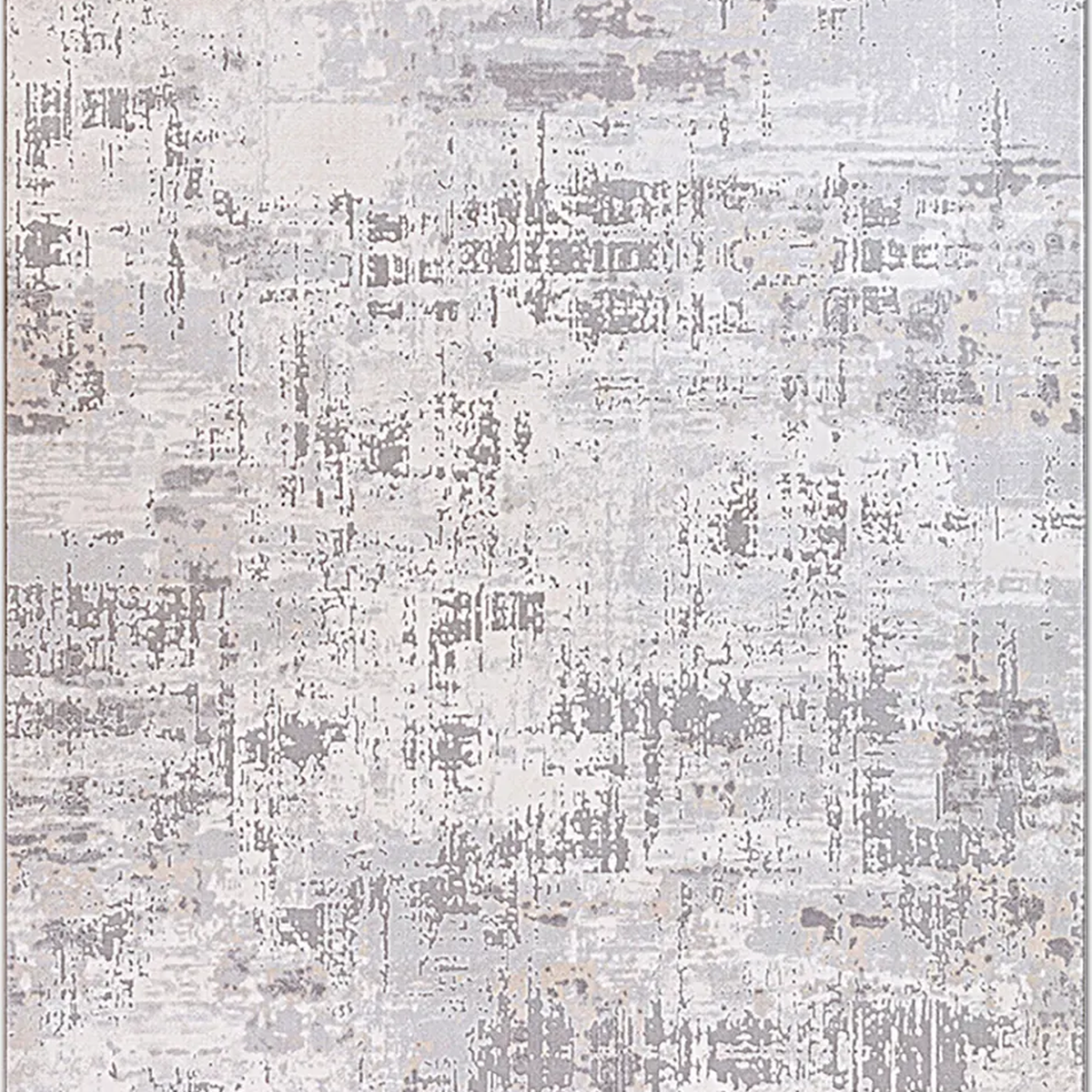 SHARED | Henna Cream Grey Abstract Modern Machine Woven Living Room B photo 2