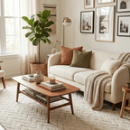 SHARED | Squall Cream Boho Geometric Chevron Machine Woven Living Roo photo 2