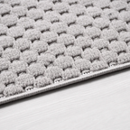 SHARED | Borage Grey Ivory Modern Geometric Machine Woven Living Room photo 2