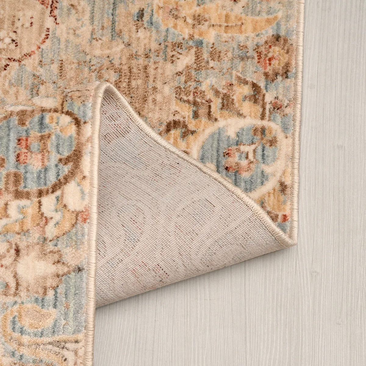 SHARED | Piazza Distressed Persian Style Traditional Machine Woven Bl photo 2