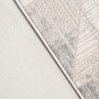 SHARED | Selenite Modern Geometric Machine Woven Cream Grey Beige Ter photo 2