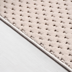 SHARED | Bluebell Blush Pink Modern Geometric Dot Machine Woven Livin photo 2