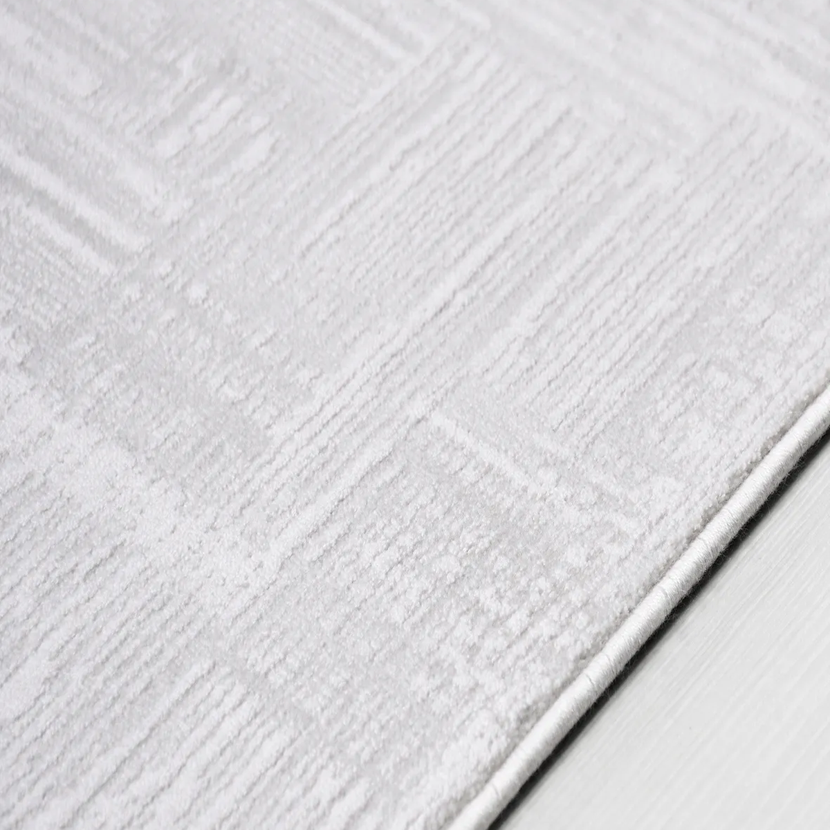 SHARED | Mardin Light Grey Abstract Modern Machine Woven Living Room  photo 2