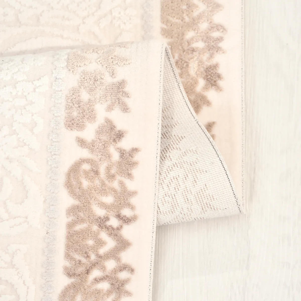 SHARED | Didyma Cream Beige Persian Style Traditional Medallion Machi photo 2