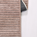 SHARED | Nettle Terracotta Striped Modern Machine Woven Living Room B photo 2