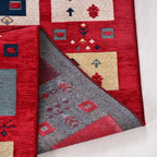SHARED | Antalya Red Navy Persian Style Traditional Machine Woven Liv photo 2