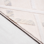 SHARED | Pinnacle Cream Lilac Geometric Modern Machine Woven Living R photo 2