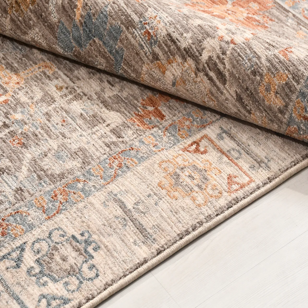 SHARED | Viburnum Taupe Cream Persian Style Traditional Distressed Vi photo 2