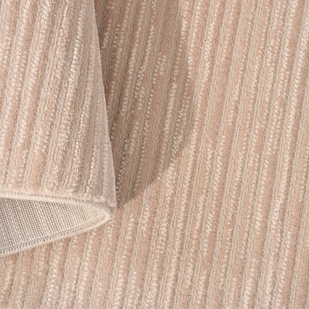 SHARED | Eglantine Blush Pink Modern Striped Machine Woven Living Roo photo 2