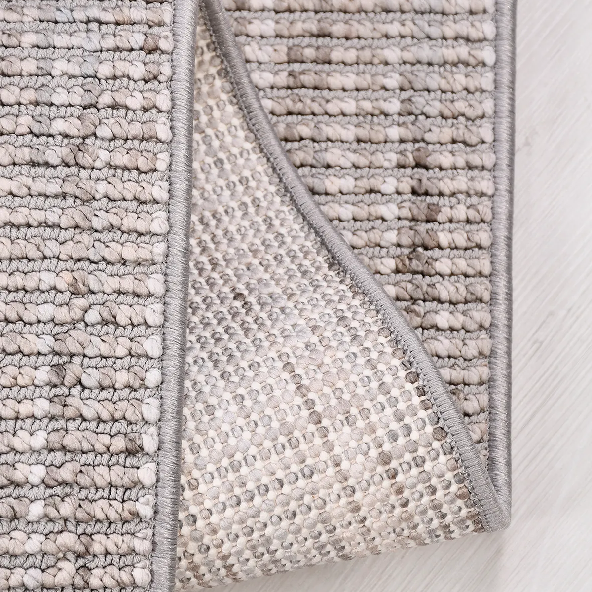 SHARED | Chalcedony Light Grey Solid Modern Machine Woven Living Room photo 2