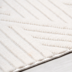 SHARED | Kusadasi Cream Ivory Geometric Modern Machine Woven Living R photo 2