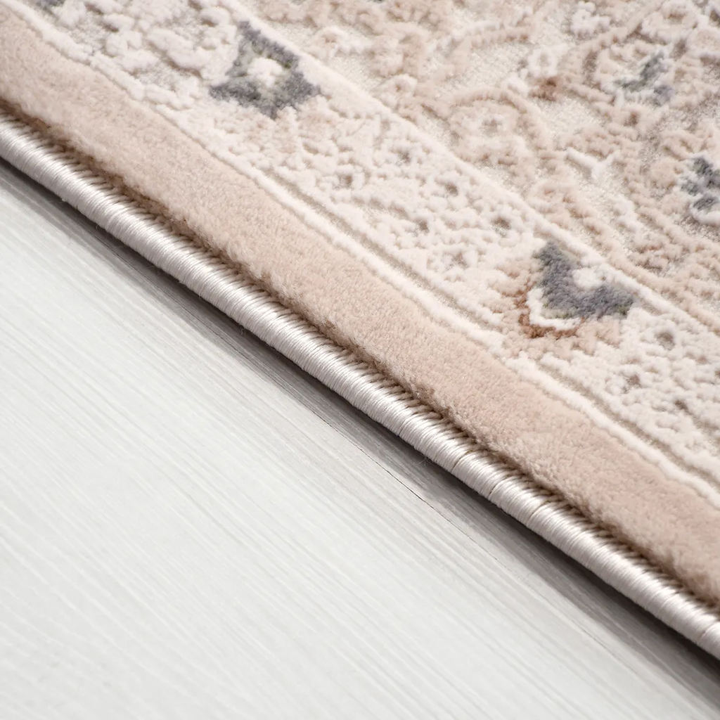 SHARED | Dolomite Persian Style Floral Cream Beige Grey Traditional M photo 2