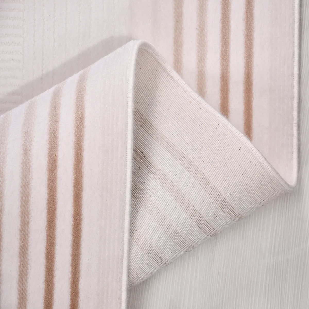 SHARED | Ankara Cream Terracotta Geometric Modern Machine Woven Livin photo 2