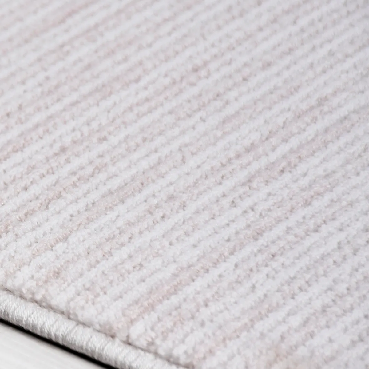 SHARED | Scree Cream Beige Modern Striped Machine Woven Living Room B photo 2