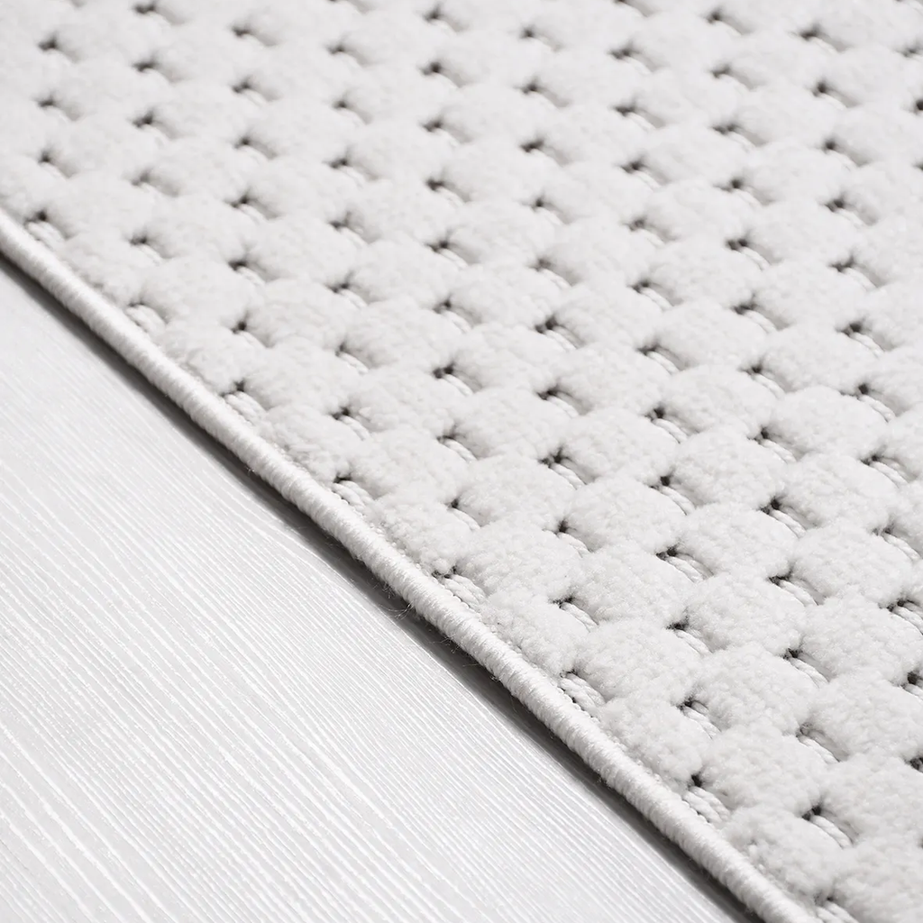SHARED | Bramble Cream Grey Geometric Dot Modern Machine Woven Living photo 2