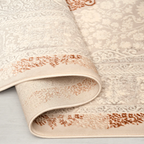 SHARED | Bastion Cream Grey Traditional Damask Machine Woven Living R photo 2
