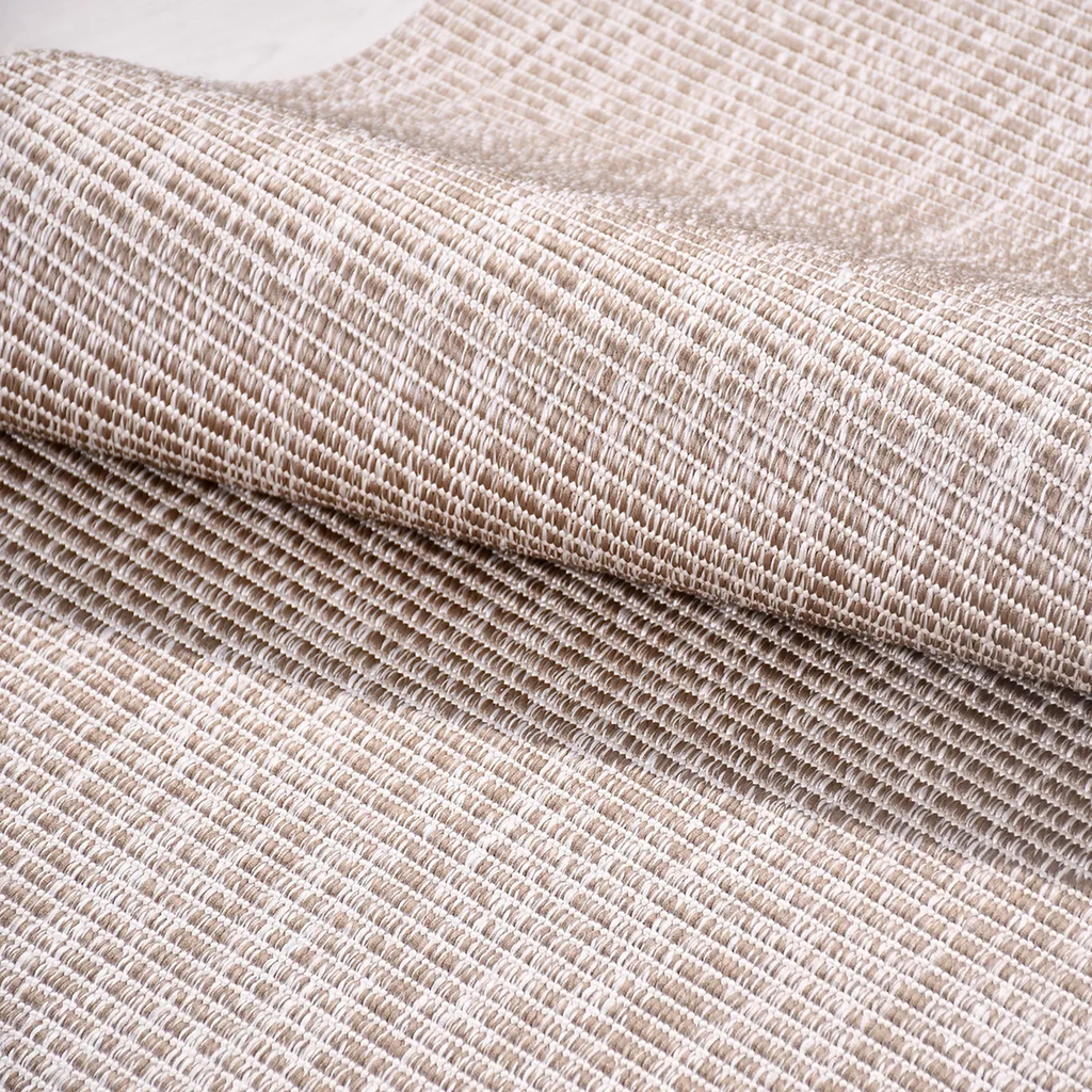 SHARED | Peridot Beige Solid Modern Machine Woven Cream Taupe Living  photo 2