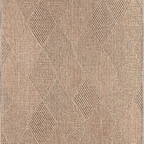 SHARED | Feldspar Coastal Geometric Diamond Lattice Beige Tan Cream M photo 2