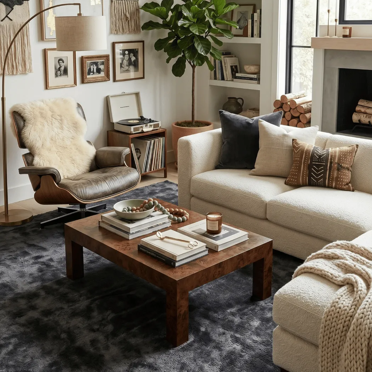 SHARED | Granary Grey Solid Modern Machine Woven Living Room Bedroom  photo 2