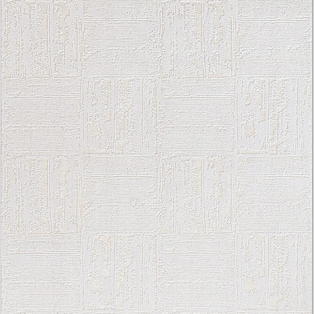 SHARED | Plateau Cream Modern Geometric Textured Machine Woven Living photo 2