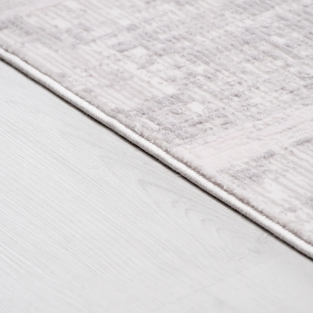 SHARED | Conservatory Grey Ivory Abstract Modern Machine Woven Living photo 2