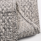 SHARED | Galena Grey Solid Textured Machine Woven Modern Living Room  photo 2