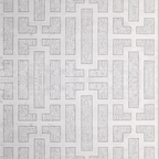 SHARED | Bourne Cream Grey Geometric Maze Modern Machine Woven Living photo 2