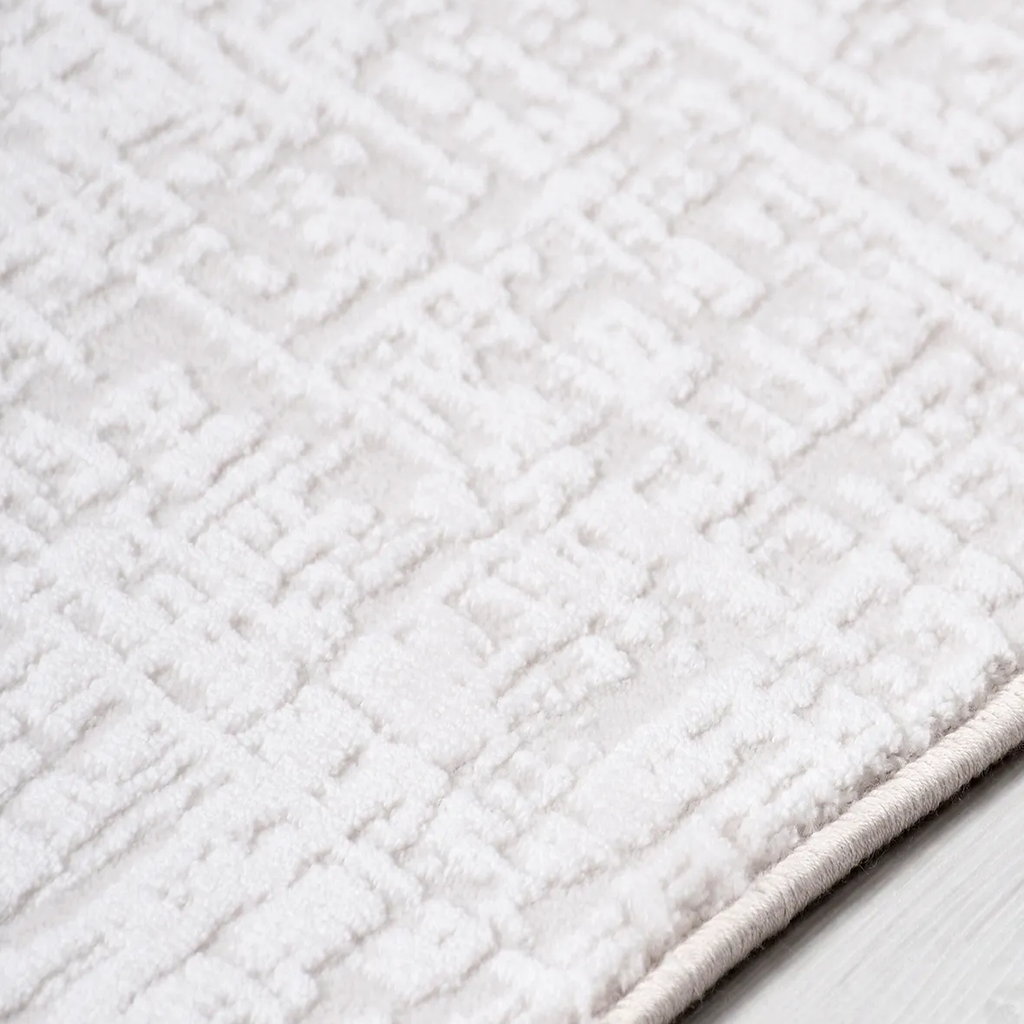 SHARED | Cappadocia Cream Abstract Modern Machine Woven Ivory Living  photo 2