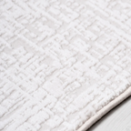 SHARED | Cappadocia Cream Abstract Modern Machine Woven Ivory Living  photo 2
