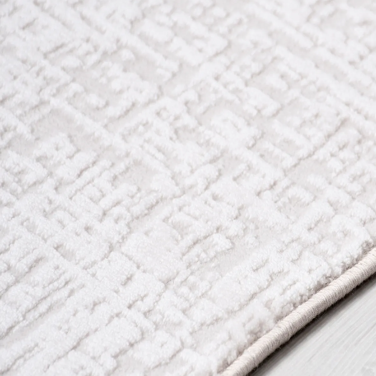 SHARED | Cappadocia Cream Abstract Modern Machine Woven Ivory Living  photo 2