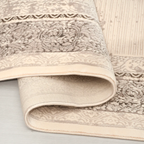 SHARED | Alcove Cream Taupe Traditional Damask Medallion Machine Wove photo 2