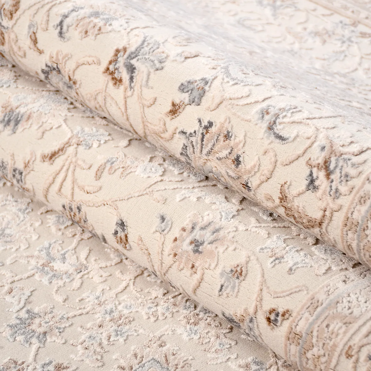 SHARED | Corundum Cream Beige Persian Style Traditional Machine Woven photo 3
