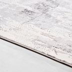 SHARED | Apricot Cream Grey Abstract Modern Machine Woven Living Room photo 3
