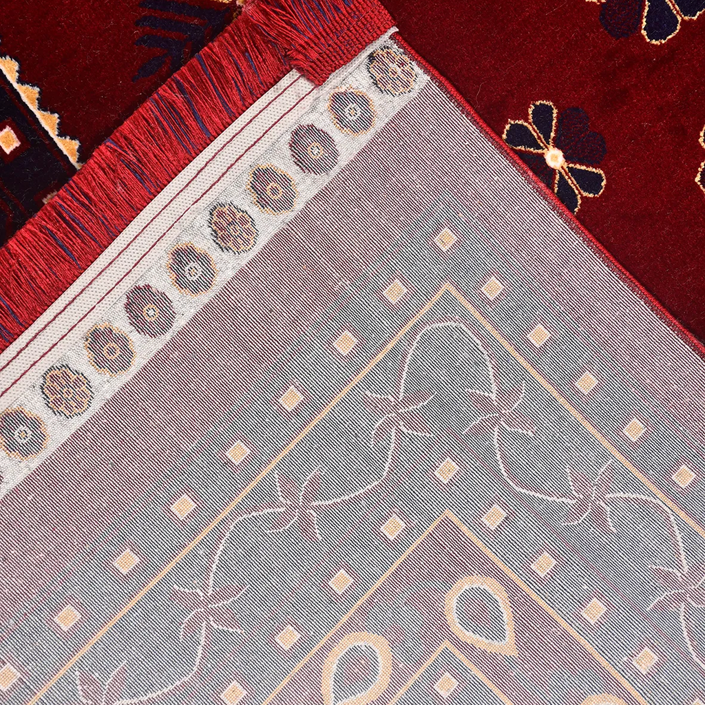SHARED | Sunstone Persian Style Traditional Medallion Red Navy Cream  photo 3