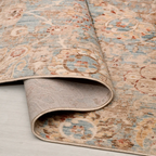 SHARED | Piazza Distressed Persian Style Traditional Machine Woven Bl photo 3